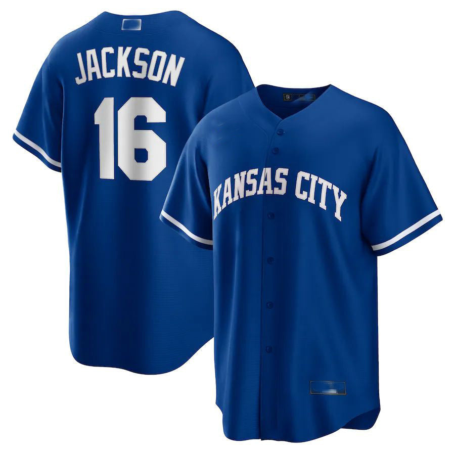Bo Jackson #16 Kansas City Royals Alternate Cooperstown Limited Jersey - Royal