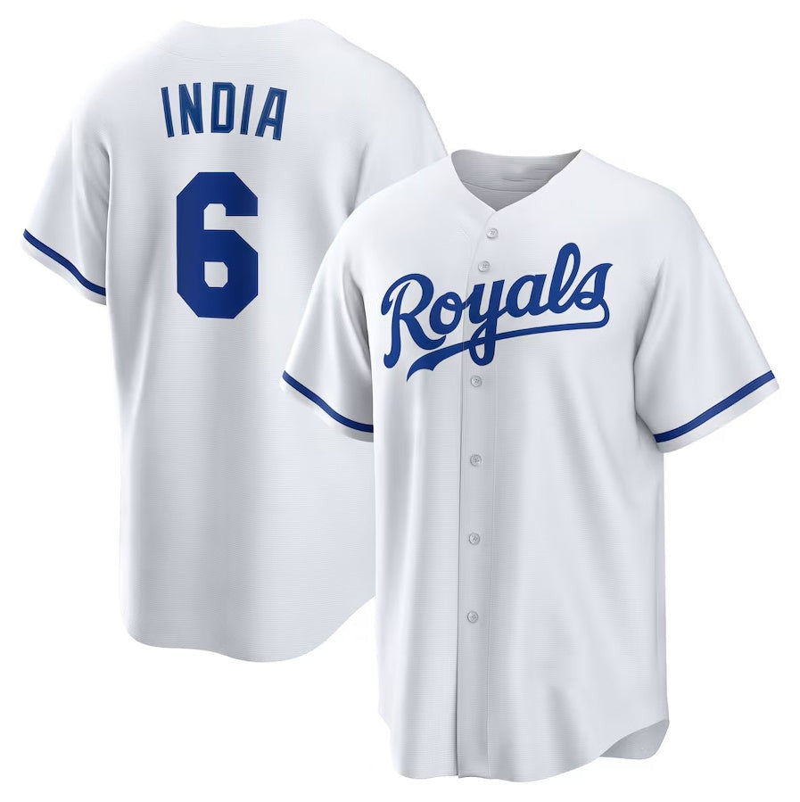 Jonathan India #6 Kansas City Royals Home Limited Player Jersey - White