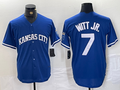 Bobby Witt Jr #7 Kansas City Royals Limited Cool Base Baseball Jersey - Blue