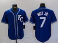 Bobby Witt Jr #7 Kansas City Royals Limited Cool Base Baseball Jersey - Royal