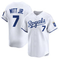 Bobby Witt Jr. #7 Kansas City Royals Alternate Limited Sti Player Jersey - White