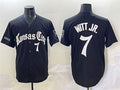 Bobby Witt Jr. #7 Kansas City Royals 'Gothic Crown Edition' Vapor Premier Jersey - Black