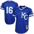 Bo Jackson Kansas City Royals 1989 Throwback Mesh Pullover Limited Jersey - Royal