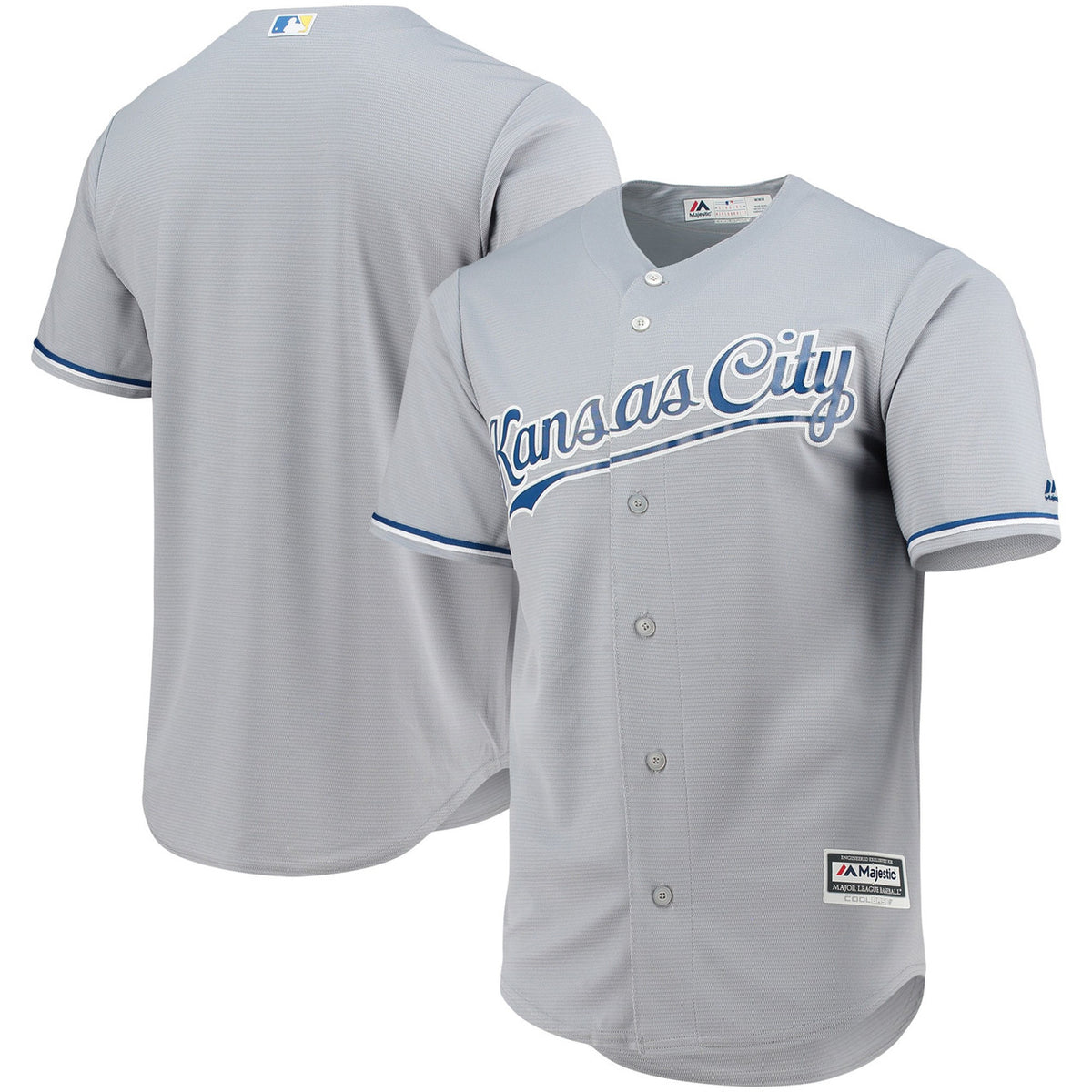 Kansas City Royals Majestic Limited Team Jersey - Gray
