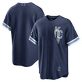 Kansas City Royals 2022 City Connect Baseball Jerseys Limited Jersey - Navy