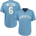 Kansas City Royals Wilson Willie Throwback Pullover Limited Jersey - Blue