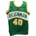 Shawn Kemp Autographed/Signed Replica Pro Style Jersey Green Beckett