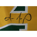 Shawn Kemp Autographed/Signed Replica Pro Style Green  Jersey Beckett Witness 49746