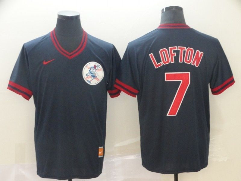 Kenny Lofton #7 Dark Blue 2020 Limited Jersey