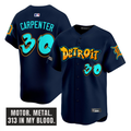 Kerry Carpenter #30 Detroit Tigers Graffiti Motor City Edition Limited Jersey - Navy