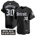 Kerry Carpenter #30 Detroit Tigers Motor Gothic Edition Vapor Limited Sti Jersey