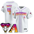 Ketel Marte #4 Arizona Diamondbacks 2025 City Connect Concept Wh Limited Jersey