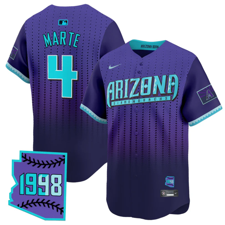 Ketel Marte #4 Arizona Diamondbacks 2025 City Connect Vapor Premier Limit Jersey