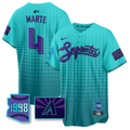 Ketel Marte #4 Arizona Diamondbacks Serpientes City Connect Limited Jersey - Teal