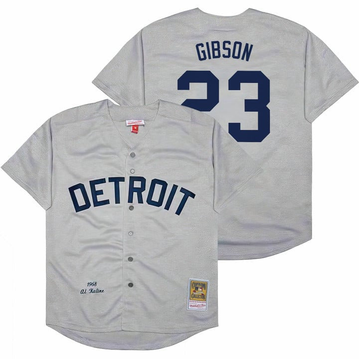 Kirk Gibson #23 Detroit Tigers Throwback Cooperstown Limited Jersey - Gray