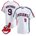 Kyle Manzardo #9 Cleveland Indians Ricky Wild Thing Vaughn Limited Jersey - White