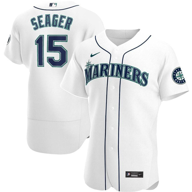 Kyle Seager #15 2020 Seattle Marines Limited Jersey - White
