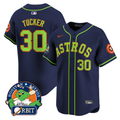 Kyle Tucker #30 Houston Astros Orbit Patch Vapor Premier Limited V2 Oran Jersey