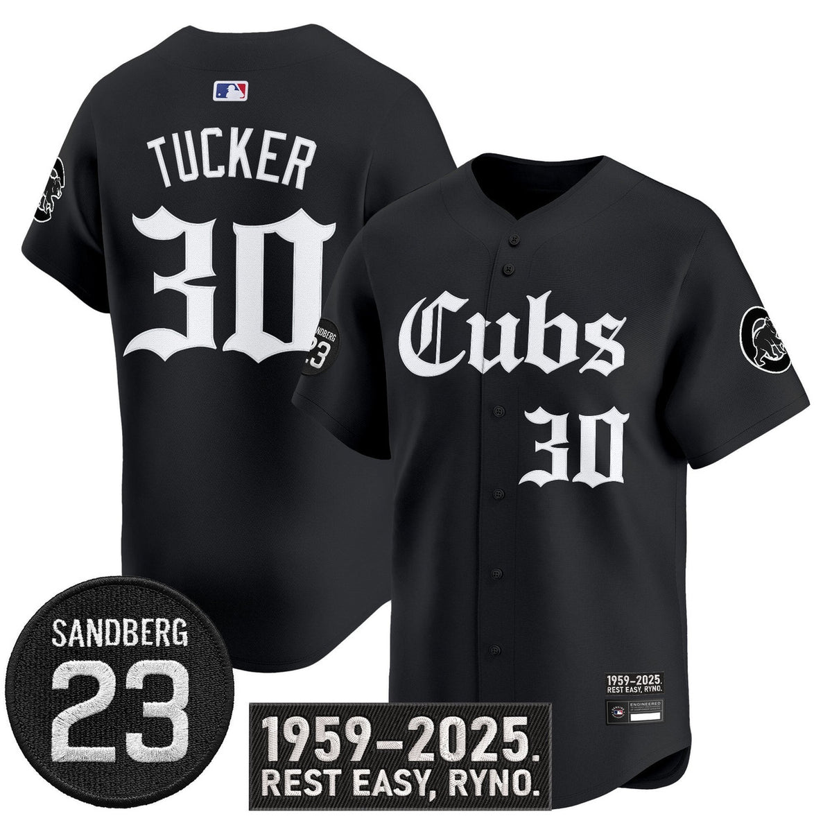 Kyle Tucker #30 Chicago Cubs Ryne Sandberg Tribute Limited Jersey - Black