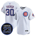 Kyle Tucker #30 Chicago Cubs Ryne Sandberg Tribute Stripes Limited Jersey