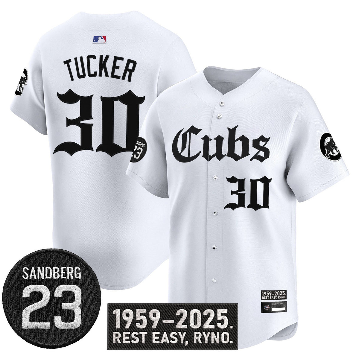 Kyle Tucker #30 Chicago Cubs Ryne Sandberg Tribute Limited Jersey - White