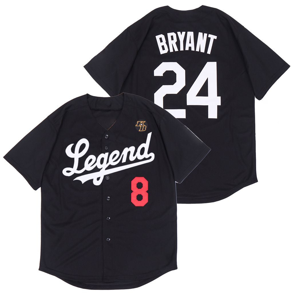 Kobe Bryant #8 Legend 24 Tribute Jersey - Black