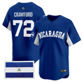 Leonardo Crawford #72 2026 Team Nicaragua World Limited Baseball Jersey