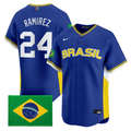 Lucas Ramirez #24 2026 Team Brazil World Limited Baseball Jersey