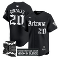 Luis Gonzalez #20 Arizona Diamondbacks Gothic Desert Fang Edition Limited Jersey