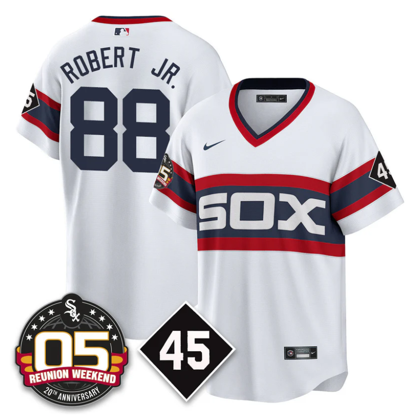 Luis Robert Jr #88 Chicago White Sox 2025 Reunion Weekend Cooperstown Limited Jersey