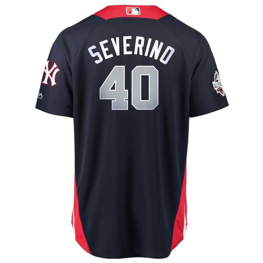 Luis Severino #40 American League Majestic 2018 Star Game Home Run Derby Player Jersey - Navy
