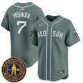 Masataka Yoshida #7 Boston Red Sox Freedom Trail Patch Vapor Premier Limi Jersey