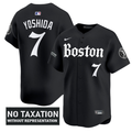 Masataka Yoshida #7 Boston Red Sox Retro Newspaper Edition Vapor Limited Jersey