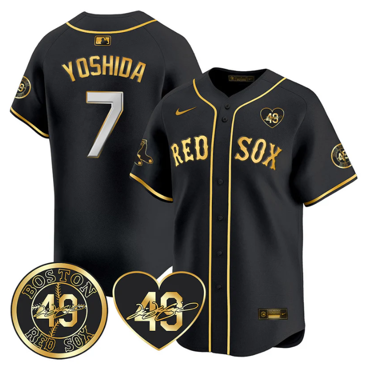 Masataka Yoshida #7 Boston Red Sox Tim Wakefield Memorial Patch Limited Jersey