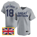 Matt Koperniak #18 2026 Team Great Britain World Limited Baseball Jersey