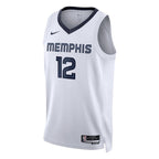 Memphis Grizzlies Nike Association Edition Swingman Jersey - White - Ja Morant - Unisex