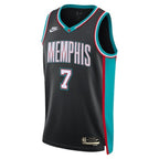 Memphis Grizzlies Nike Classic Edition Jersey - Black - Santi Aldama - Unisex