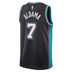 Memphis Grizzlies Nike Classic Edition Jersey - Black - Santi Aldama - Unisex