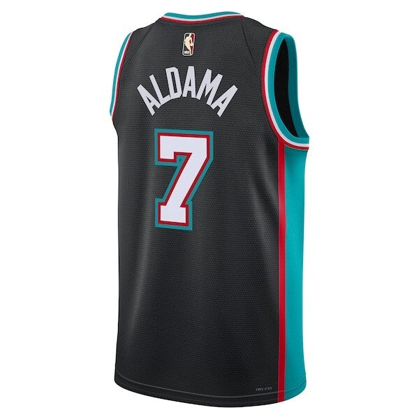 Memphis Grizzlies Nike Classic Edition Jersey - Black - Santi Aldama - Unisex