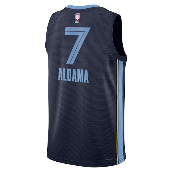 Memphis Grizzlies Nike Icon Edition Swingman Jersey - Navy - Santi Aldama - Unisex
