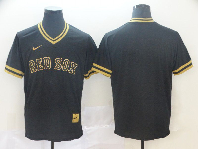 Black Gold #50 Boston Red Sox Nike Men 2022 Blank Limited Jersey