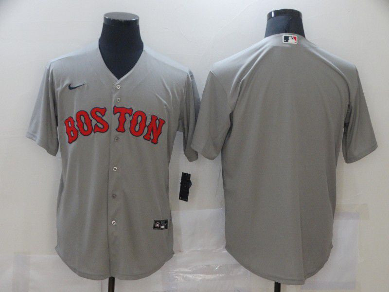 Boston Red Sox Nike Men Blank Game Jerseys Limited Jersey - Grey