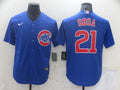 Chicago Cubs #21 Nike Men Sosa Game Jerseys Limited Jersey - Blue