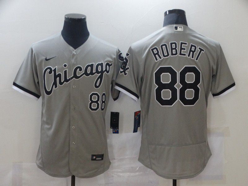 Chicago White Sox #88 Nike Men Robert Elite Jerseys Jersey - Grey