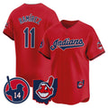 Larry Doby #14 Cleveland Indians Men Patch Vapor Premier Limited Jersey