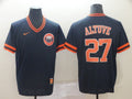 Houston Astros #27 Nike Men 2022 Altuve Limited Throwback Jersey - Blue