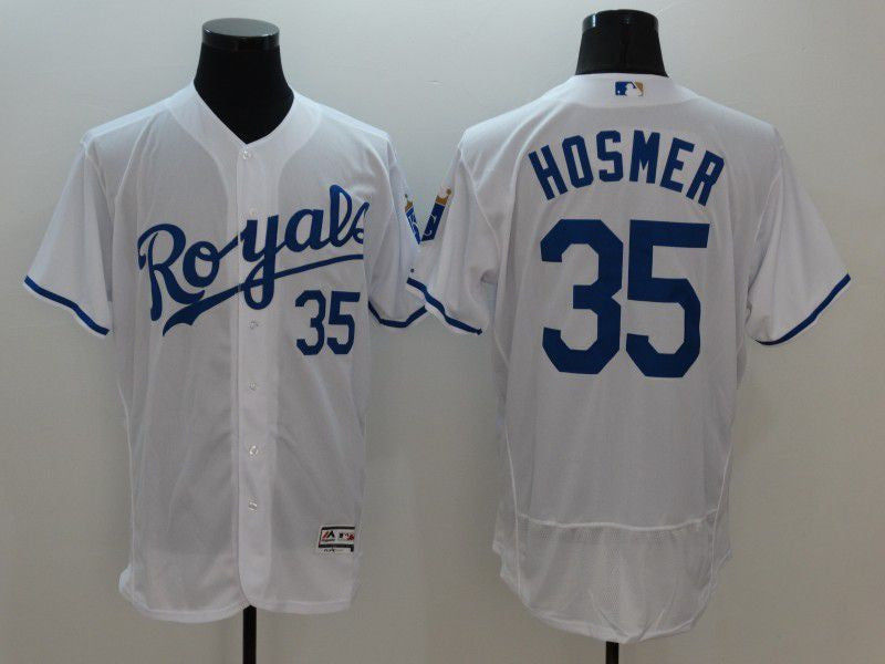Kansas City Royals #35 Men 2022 Hosmer Elite Jersey - White