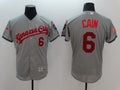 Kansas City Royals #6 Men 2022 Cain Elite Jersey - Grey