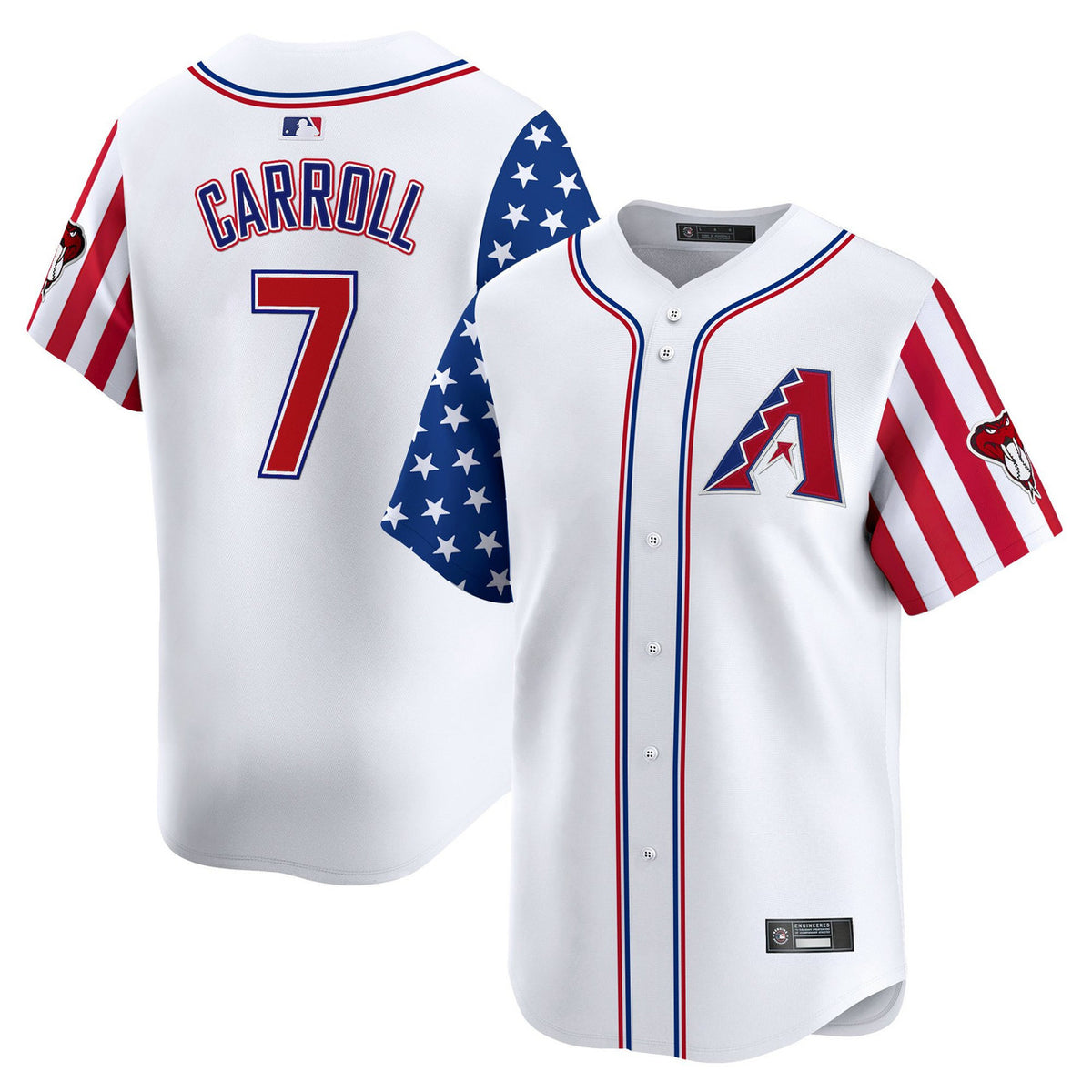 Independence Day V Arizona Diamondbacks Men 2025 Apor Premier Limited Jersey