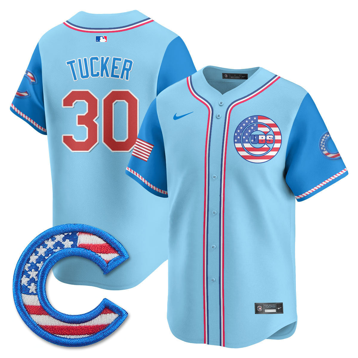 Chicago Cubs Men 2025 Fourth Of July Vapor Premier Limited Jersey
